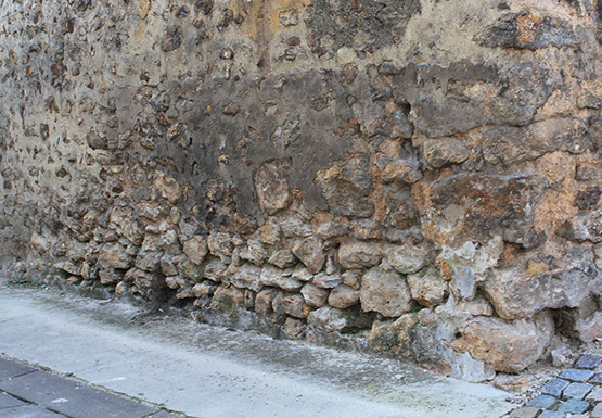 Mur abîmé