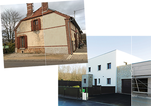 Simulation de rénovation de façade en ligne