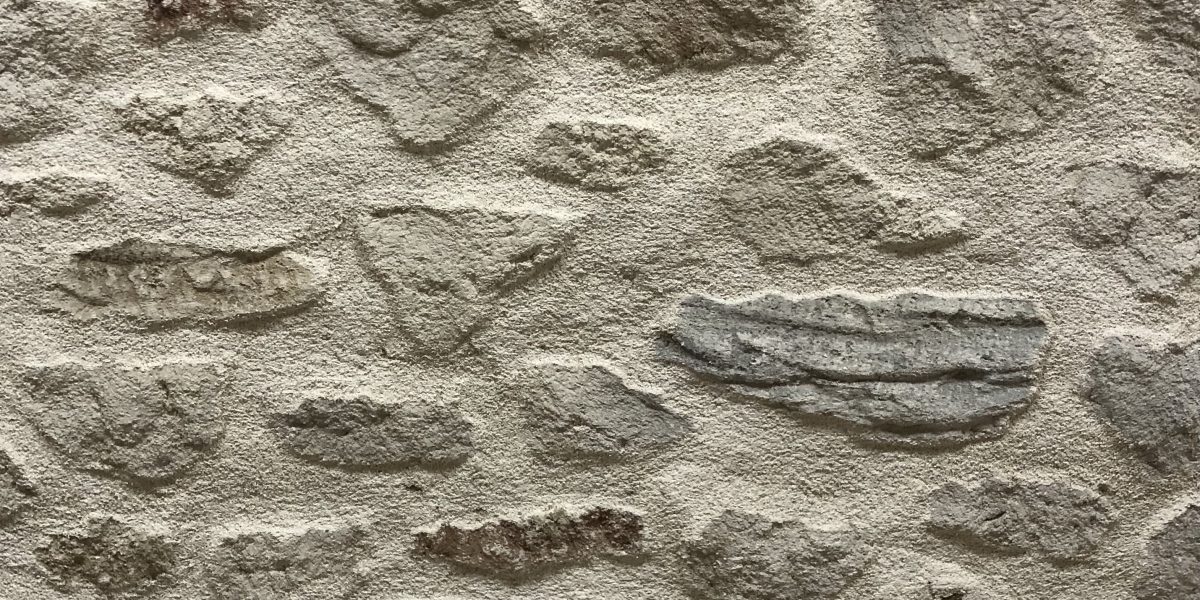 Mur enduit en Decopierre