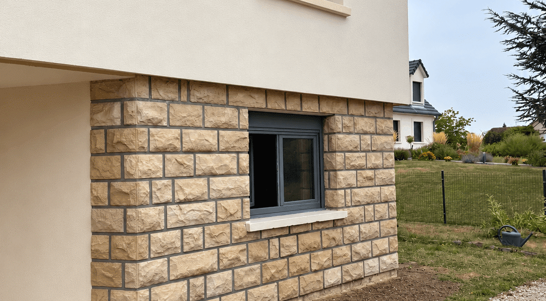 Maison isolée de 100 m² après travaux d’isolation thermique par l’extérieur